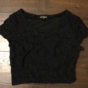 Black Crop Top